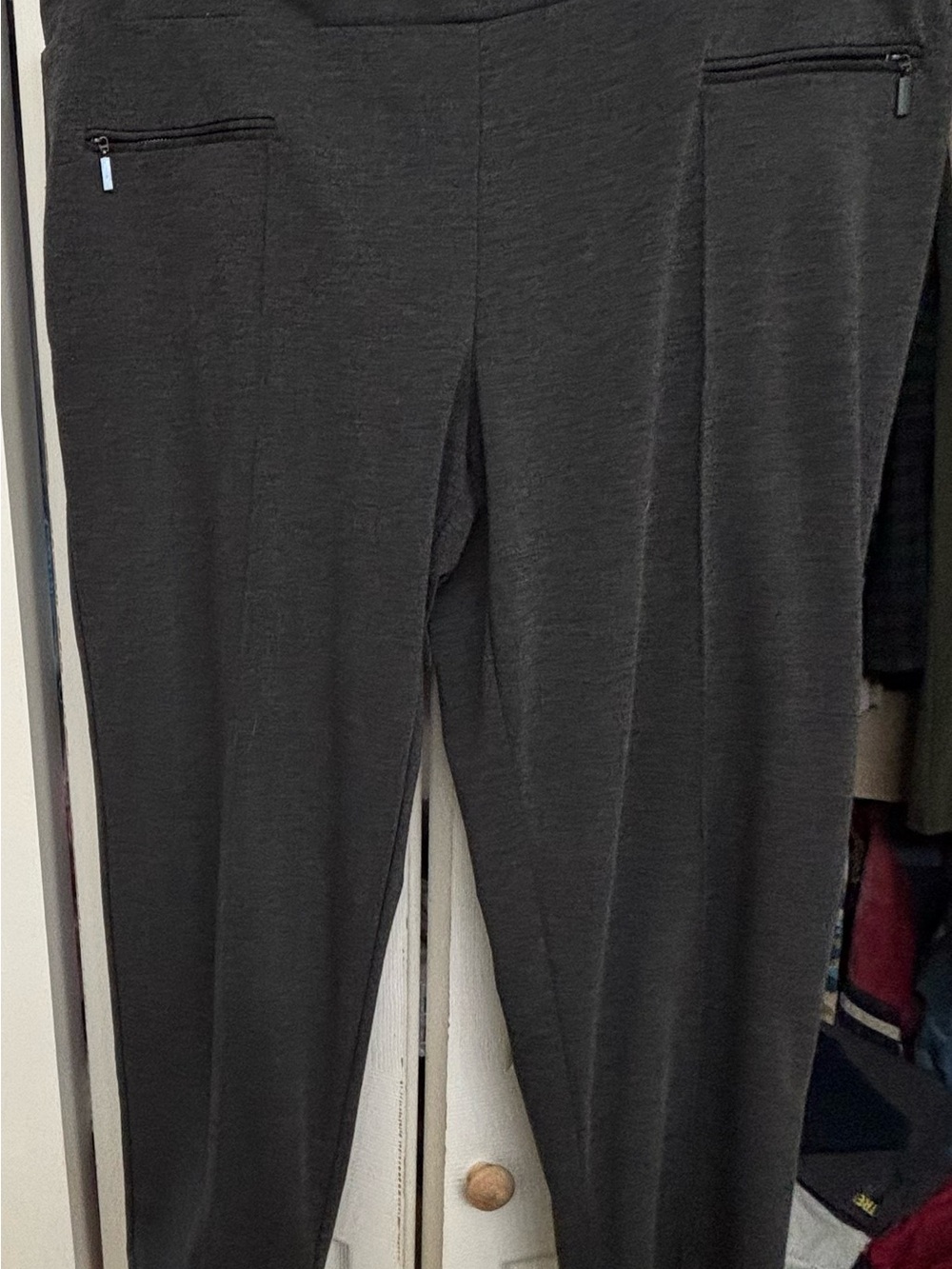 George Black Women's Ponte Zip Pocket Pants